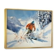 thumbnail image 2 of Designart "Glimpses of Whistler in Canada II" Sports Floater Framed Canvas Print, 2 of 7