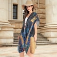 thumbnail image 4 of BZSMCE Women Creatively Colorful Giraffe Print Beach Cover-ups Size:S-2XL, 4 of 7