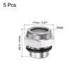 thumbnail image 2 of Unique Bargains M12x1.25mm Male Threaded Aluminum Air Compressor Oil Level Gauge Sight Glass 5Packs, 2 of 5