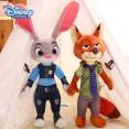 thumbnail image 2 of Muñeco de peluche de la película de Disney Zootopia para niños, Nick Wilde, Rabbit, Judy, Hopps, animales de peluche Kawaii, juguetes suaves, regalos de cumpleaños, 2 of 5