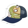 thumbnail image 2 of Adventure Time Adult Baseball Cap Adjustable Sun Visor Hat Prints Trucker Hats Skull Cap Headwear for Men Women, 2 of 6