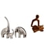 thumbnail image 1 of Estatua de , figuras de de cerámica, decoración, figura de pensador abstracto, figura humana, material de resina coleccionable, adecu, 1 of 8