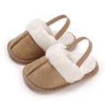thumbnail image 5 of OJSFQUFP Comfortable Plush Baby Slippers with Soft Soles Infant Baby Boys Girls Slippers Cozy Fleece Booties, 5 of 8