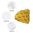 thumbnail image 3 of Lsque Burger 1 Pattern Knitted Beanie, Unisex Winter Hat, Knit Hat Winter Beanies Thick Fisherman Beanies Cuffed Plain Skull Caps, 3 of 6