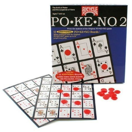 - Pokeno Too 2 Game by Bicycle Blue Box 12 Unique Boards