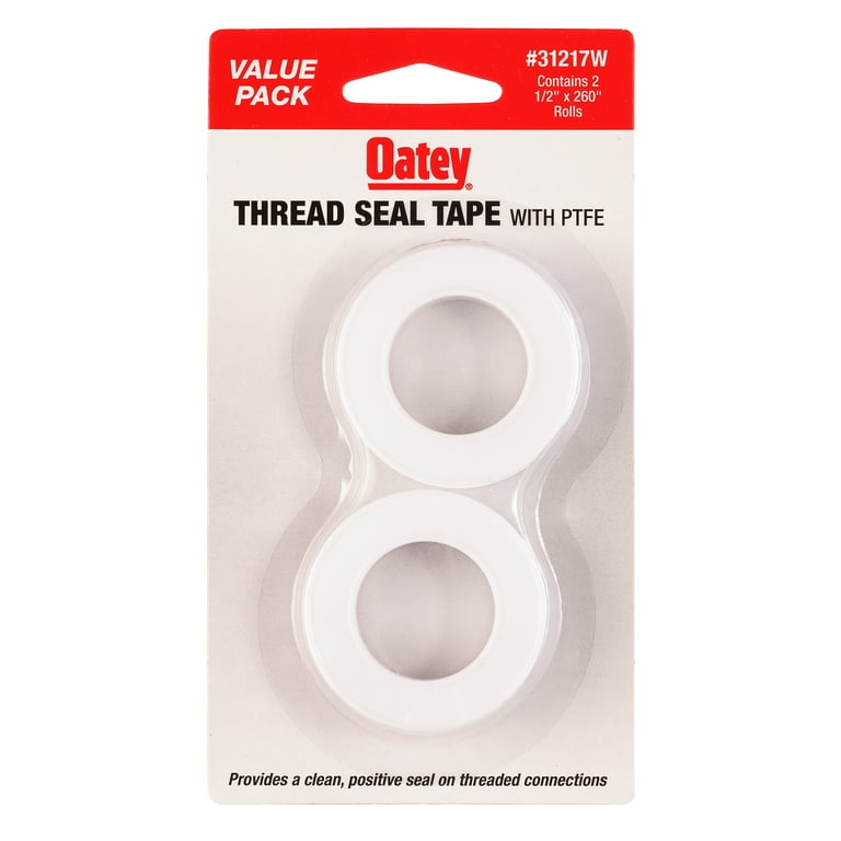 (3 pack) Oatey 1/2 in. x 260 in. PTFE Thread Seal Tape Value-Pack