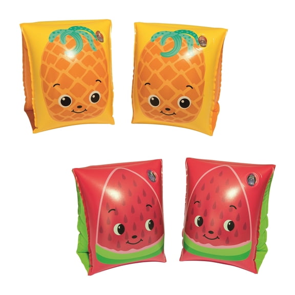 Bestway H2OGO! Fruitastic Fun Swim Arm Bands Weight Cap. 42-66 lbs Ages 3-6