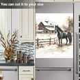 thumbnail image 4 of Horse Farmhouse Magnetic Dishwasher Cover Magnet Refrigerator Dishwasher Sticker Home Decorative Art Kitchen Panel Decal 23x26 Inch, 4 of 6