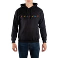 thumbnail image 4 of Mens Friends Sitcom Black Graphic Hooded Sweatshirt-5XL, 4 of 5