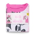 thumbnail image 2 of Disney Minnie Mouse Toddler Girls Long Sleeve Top and Pants Pajama Set, 2-Piece, Sizes 12M-5T, 2 of 4