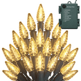 thumbnail image 4 of Magshion 17.3Ft Christmas Reusable LED Fairy Lights, Holiday Decorations with Timer, 50 Bulbs, Waterproof & 8 Mode Controller, Warm White, 4 of 10