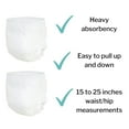 thumbnail image 3 of Tranquility Essential Disposable Youth Absorbent Underwear Pull On with Tear Away Seams Medium, 2602, 12 Ct, 3 of 5