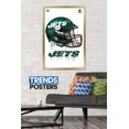thumbnail image 2 of NFL New York Jets - Drip Helmet 20 Wall Poster, 22.375" x 34", Framed, 2 of 3