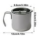 thumbnail image 2 of Taza De Caf Con Aislamiento De Acero Inoxidable 304, Termo De Doble Capa, Taza De Viaje Con Asa De 355 Ml Y Dise O Elegante, Ideal Para Oficina, Mantiene Las Bebidas Calientes O Fr as, 2 of 7
