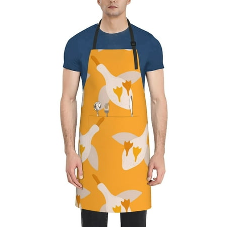 

Coaee Flying Ducks for Waterproof Apron for Unisex Adult with Adjustable Bib Apron