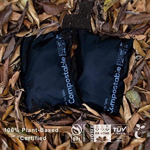 12x15.5 inch Biodegradable Shipping Bags,50 Count Compostable Poly Mailers with Eco Friendly Packaging Envelopes Supplies Mailing Bags