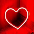 thumbnail image 3 of Battery/usb Dual Powered Flicker Free Neon Sign Light Valentine Day Wall Decor Heart Lamp Party Supplies, 3 of 5