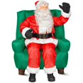Animated Airblown Inflatable Santa in Chair
