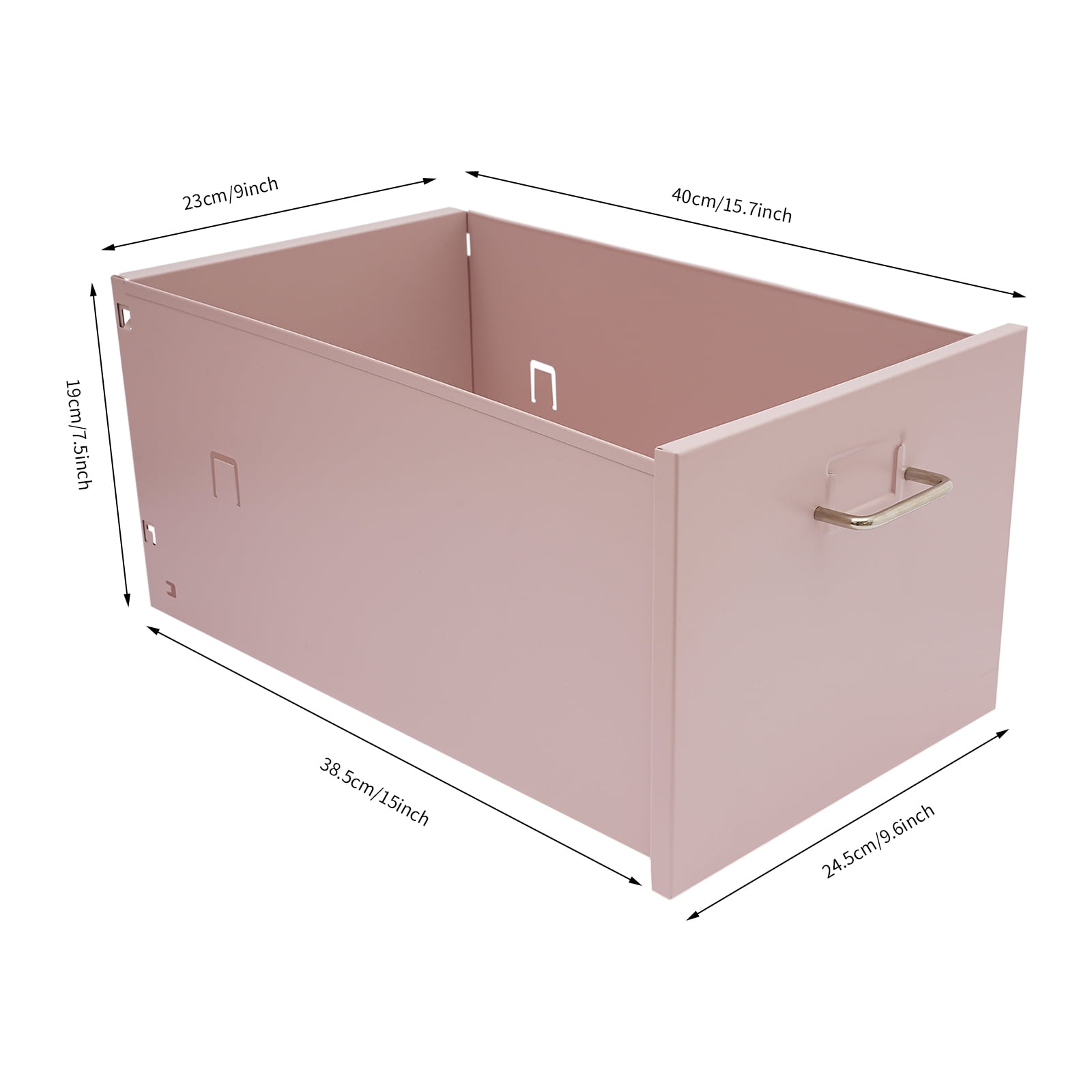 3-tier Pink Home Office Metal Mobile File Cabinet Modern Vertical File Cabinet With Lock Cold-rolled Steel