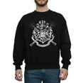 thumbnail image 3 of Harry Potter Mens Hogwarts Badge Wands Sweatshirt, 3 of 5