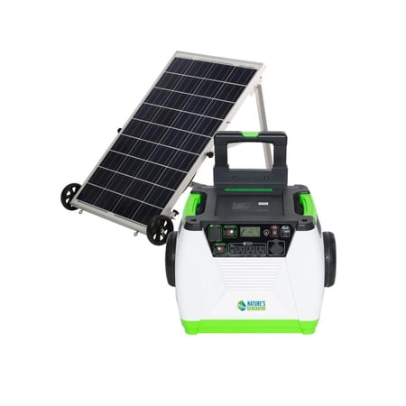 UPC: 0855634006177 | Nature s Generator Gold System Portable Generator with Solar Power Panel