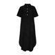 thumbnail image 4 of Vestido de Verano Casual de las Mujeres de Color Sólido de Lino Cuello de Vuelta sin Mangas Botón Vestido, Chaquetas de Vestido de Verano para las Mujeres Pieza de Capa Ligera, Uso Diario Suave Trans, 4 of 8