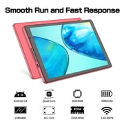 Android 14 Tablet 10.1 inch, Touch Screen, 2GB RAM 32GB Storage, Dual Camera,Quad-Core,1280x800