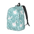 thumbnail image 2 of Daiia Swan And Flowers4 Vintage Canvas Backpack for Men and Women ,Hiking Backpack,Travel Laptop Bag for School,Large Capacity Backpack-Small, 2 of 8