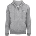 thumbnail image 2 of Men's Levelwear Heather Gray Tampa Bay Rays Podium Banner Arch Full-Zip Hoodie, 2 of 3