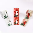 thumbnail image 4 of Ruban Imprimé Imitation Lin Noël pour Noël, 4 of 10