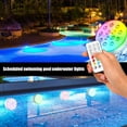 thumbnail image 2 of Pool Lights Rechargeable Underwater Submersible LED Lights Waterproof G2B4, 2 of 7