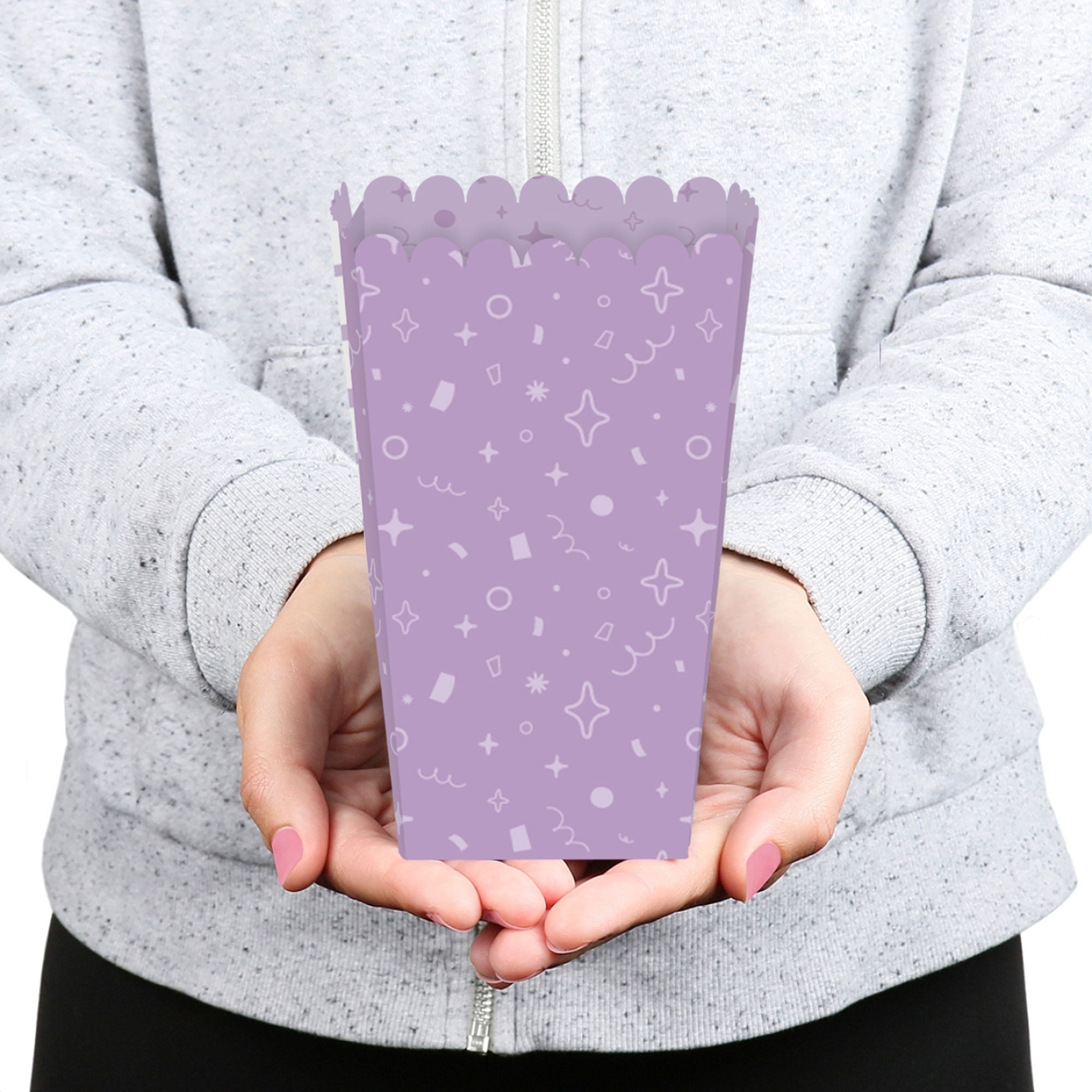 12 Safari-Popcorn-Boxen Mit Zebramuster – 14,6x8,9 Cm, Für Süßigkeiten & Snacks
