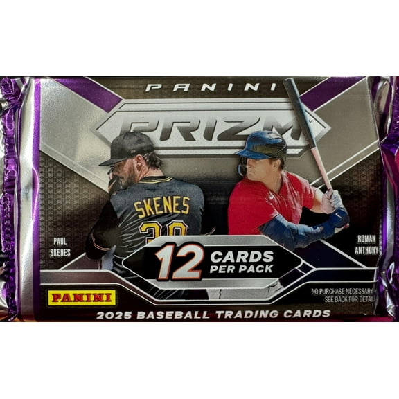 MLB Panini 2025 Prizm Baseball Trading Card HOBBY Pack [12 Cards]