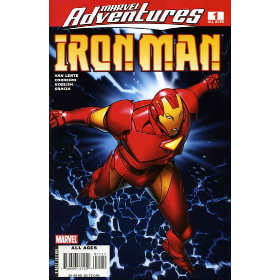 Marvel Adventures Iron Man #1 VF ; Marvel Comic Book