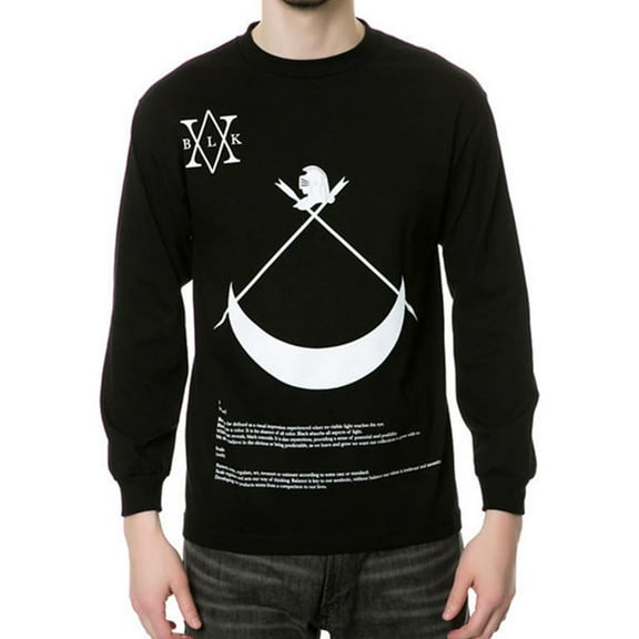 Black Scale Mens The Definition Ls Graphic T-Shirt