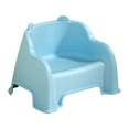 thumbnail image 3 of Guardoinrt Small Stool Foot Rest Sturdy Under Desk Footrest Footstool with Back Support Blue Blue 33x25.5x23.8cm, 3 of 6