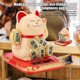 thumbnail image 4 of z Solar Powered Welcoming Cat Adorable Waving Beckoning Fortune Lucky Cat Home Car Decor, 4 of 5