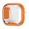 thumbnail image 6 of Durable Case for AirPods 4, HD Clear & Contrast Color Design Shockproof Cover for AirPods 4th Generation 2024 with Switch and Carabiner, 6 of 6