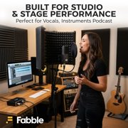 CAD Audio E100Sx Large Diaphragm Supercardioid Condenser Microphone Bundle with CAD Acousti-Shield AS12 Reflection Shield, 10ft XLR Cable, Pop Filter, and Custom Shockmount