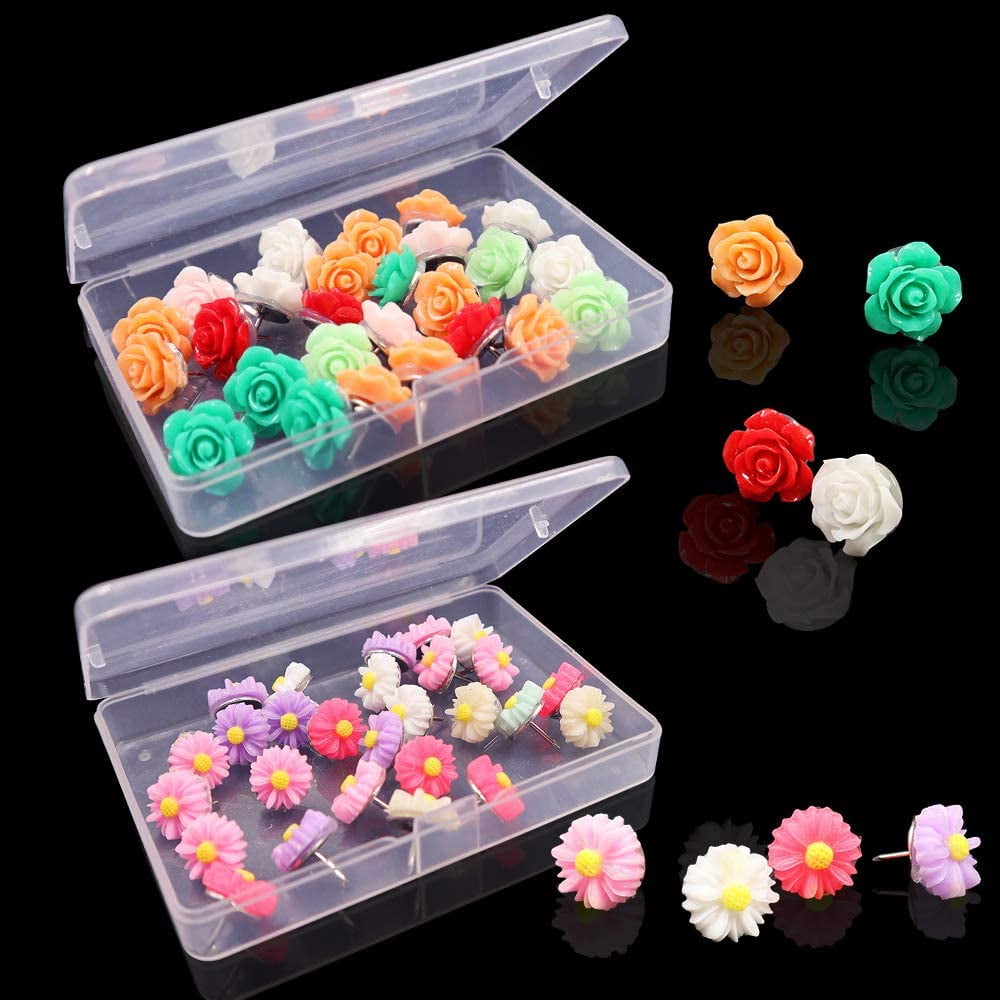 200 Pcs Creative Flag Push Pins – Colorful Decorative Thumb Tacks For Bulletin Boards & Walls