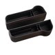 thumbnail image 1 of Organizador de espacio para asiento de automóvil, caja de almacenamiento universal para automóvil, soporte para teléfono, cuero multifunción, agua para automóvil, línea roja negra, 1 of 5