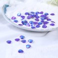 thumbnail image 3 of MasteelfCA 50 Pcs Perles en Résine Polymère 12mm Couleur AB Solide Diamant Rond Strass Perles en Vrac Bricolage Accessoires de Bijoux Écailles de Poisson (AB Violet, en Forme de Cœur), 3 of 7