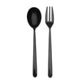 thumbnail image 2 of Mepra 108722110 Fork & Spoon Linea Oro Nero Serving Set, 2 of 2