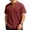 Wine, variant on GrmtClth Men's Shirts 2026 Summer Henley Button T-Shirt Breathable Short Sleeve Top Relaxed Fit with Pocket Outfit Collar Colorblock Light Blue L