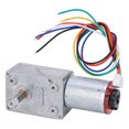 thumbnail image 1 of Daboolka Motor de engranajes Reductor de velocidad de engranaje helicoidal Torsión Hgh con cepillo codificador Motores CC DC12V JGY371100RPM, 1 of 8