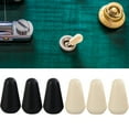 thumbnail image 2 of 10Pcs Caps for Electric Guitar Switch Plastic Lid for 5-Level Switch on Guitar (Black Beige), 2 of 7