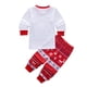 thumbnail image 4 of Conjunto de Pijamas de Navidad para niños y niñas, ropa de dormir de Reno y nieve, para Otoño e Invierno, 4 of 4