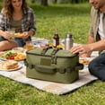 thumbnail image 1 of Bolsa de almacenamiento multifuncional para acampar al aire libre: bolsa de transporte resistente de tela Oxford para tanque de gas, hornillo de cassette y herramientas. Organizador portátil plega, 1 of 6