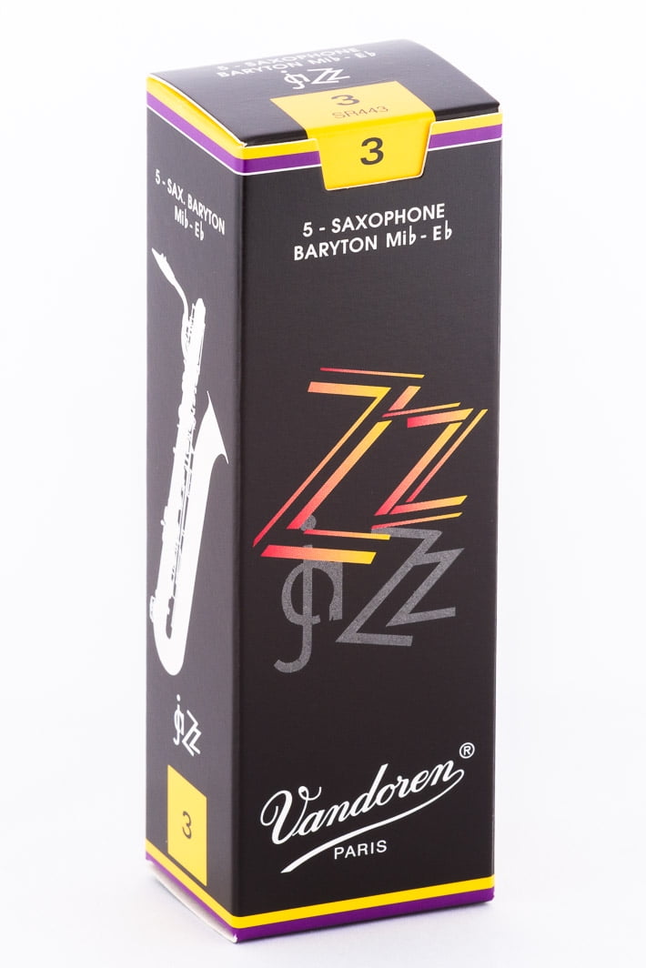 Vandoren Bari Sax ZZ Reeds Strength 3; Box of 5