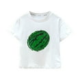 thumbnail image 6 of Uxgjfwu Black Shirt For Boys N Girls Sequined Watermelon Short Sleeve Color Changing Boys And Girls Neck T-Shirt 12-13 Years, 6 of 9